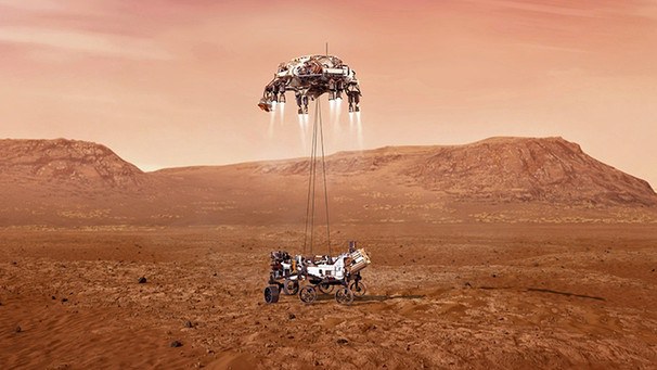 Landung Mars Rover
