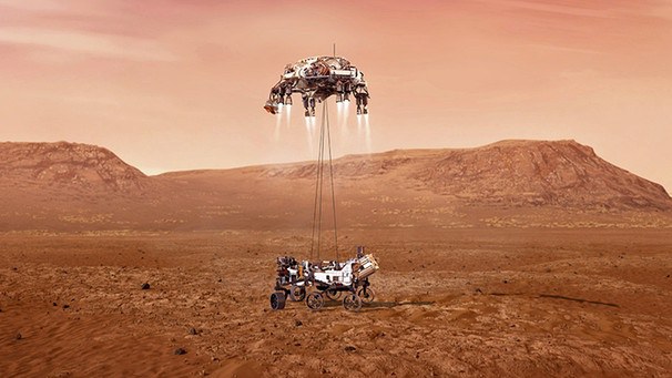 Landung Mars Rover Landung Mars Rover