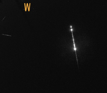 Feuerkugel um 22:03 Uhr Feuerkugel um 22:03 Uhr