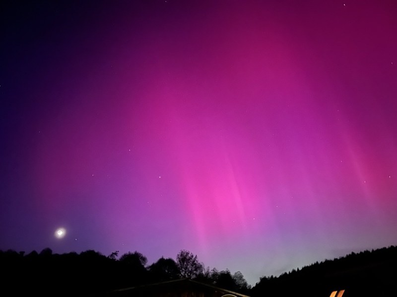 Polarlichter in Gräfenroda Polarlichter in Gräfenroda