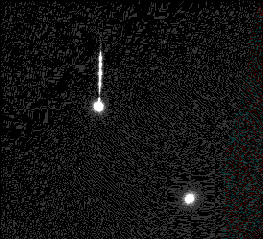 Feuerkugel um 02:29 Uhr hoch im Osten